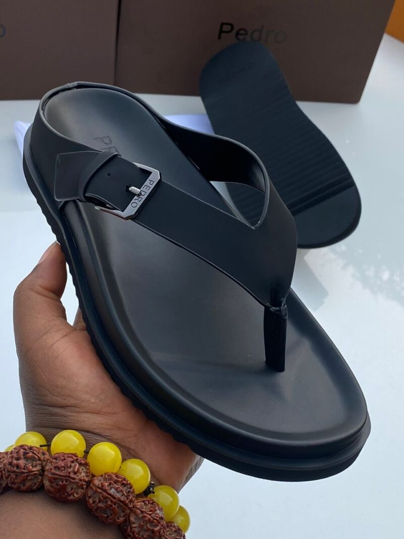 Pedro leather slippers