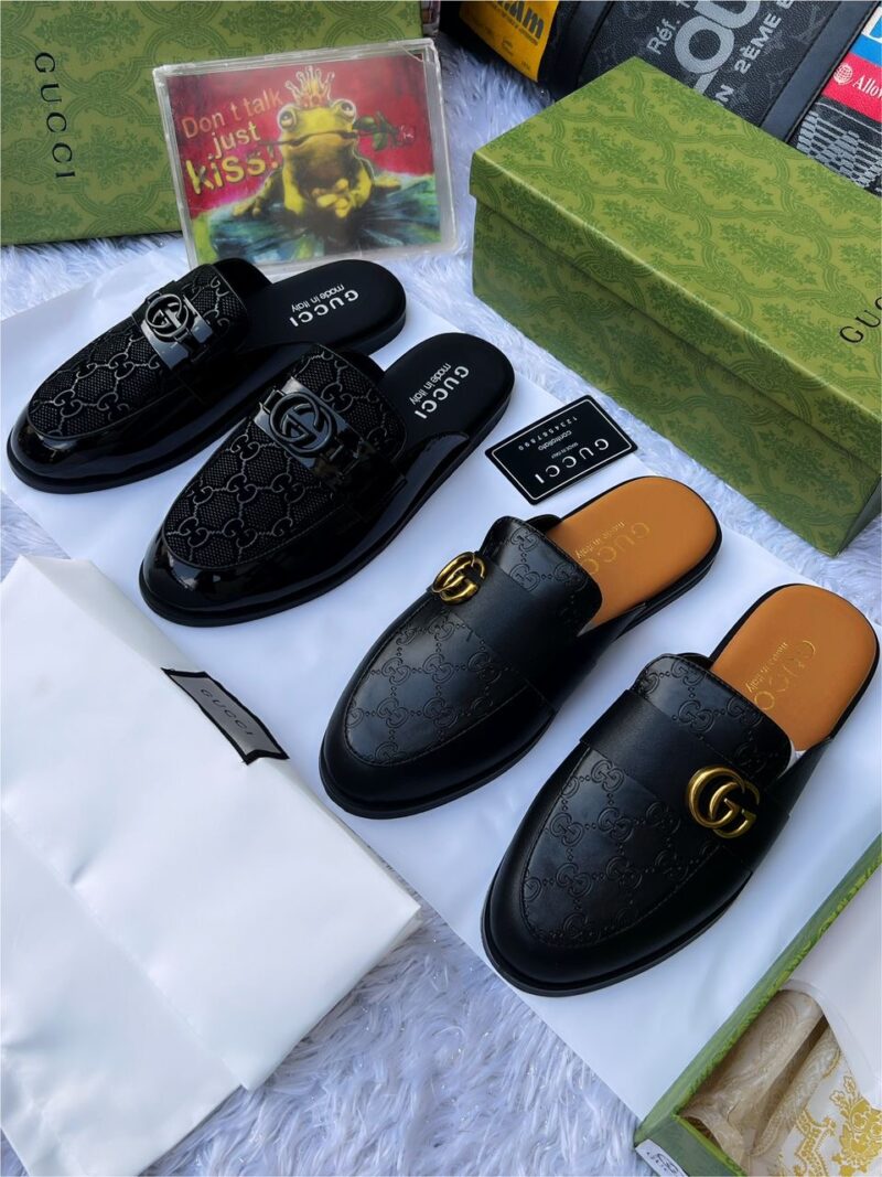 Gucci leather half shoe