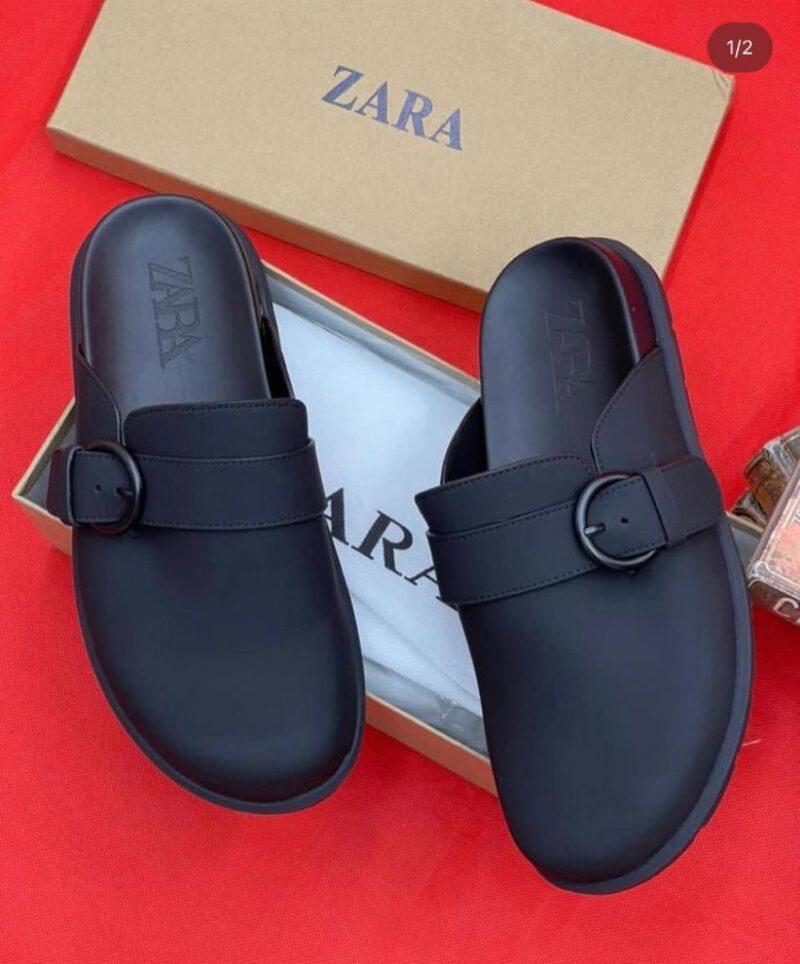 Zara leather half shoe