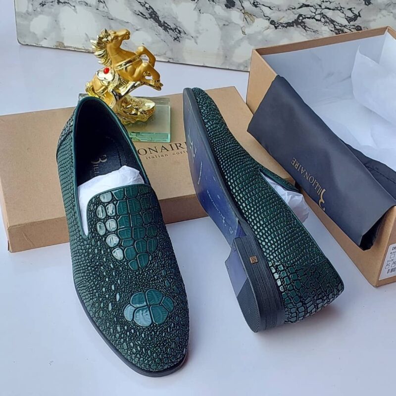 GREEN BILLIONAIRE LEATHER SHOE