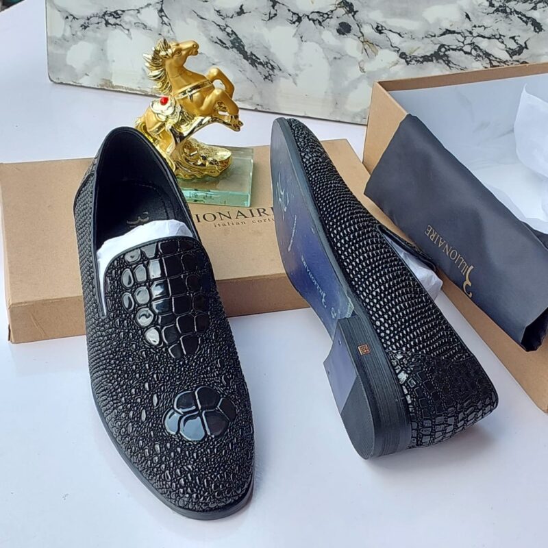 BLACK BILLIONAIRE LEATHER SHOE - Image 2