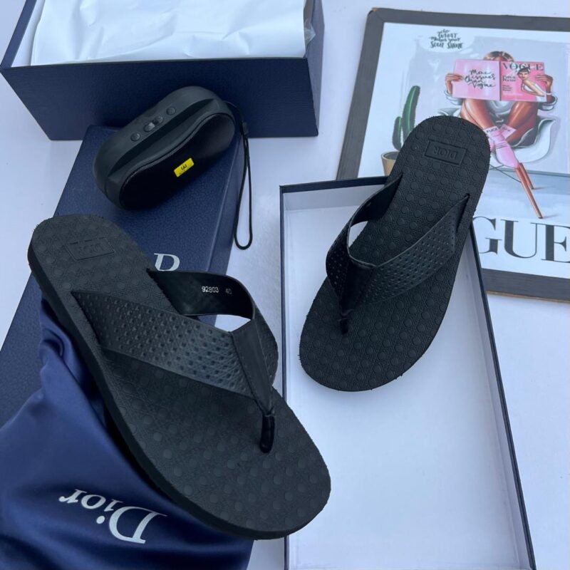 Dior top quality leather slippers