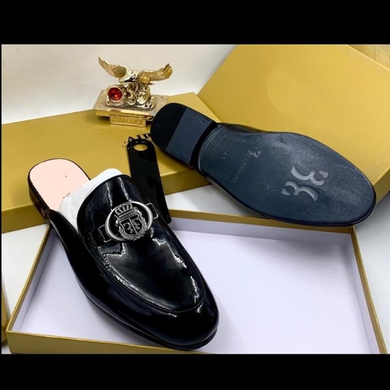 High quality leather half shoe