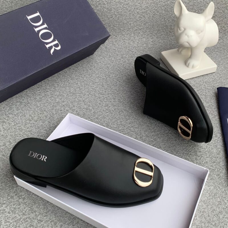 Dior leather half shoe