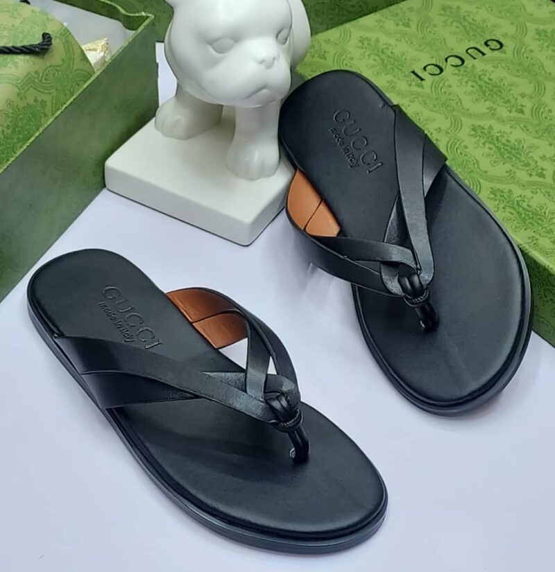 Gucci Leather Slippers