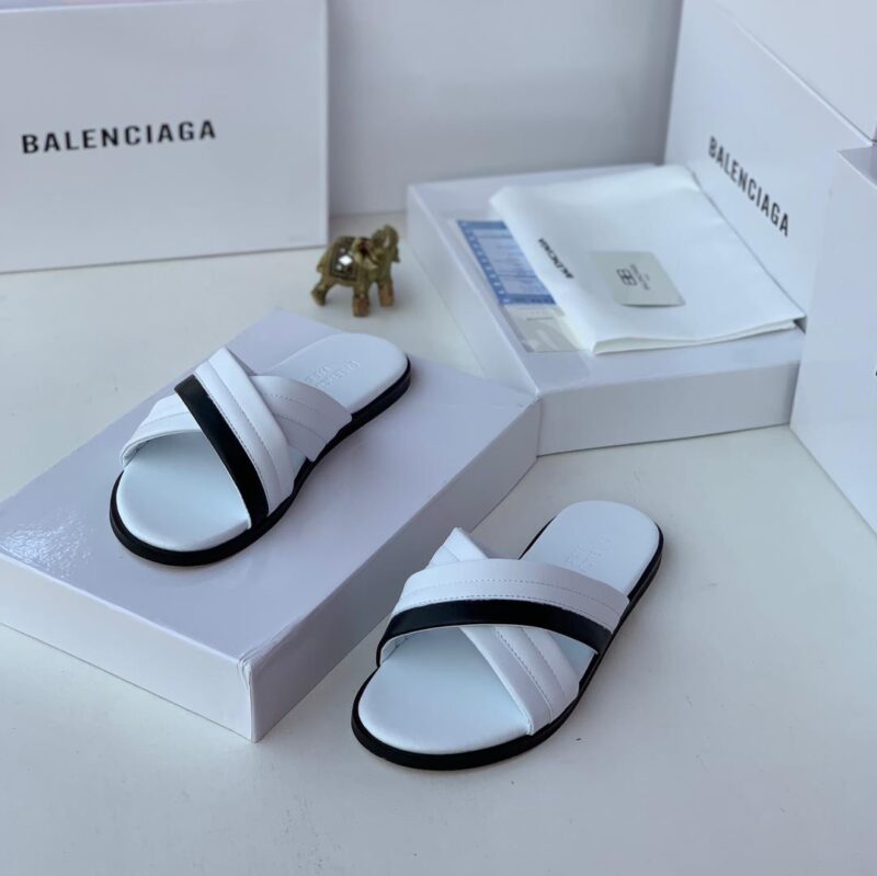 BB Quality Leather Cross Slippers