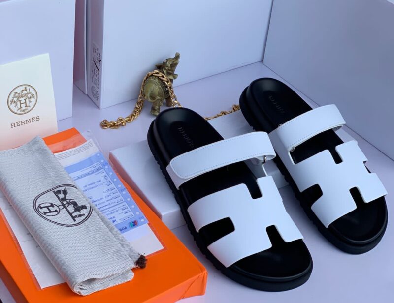 Hermes Chypre Leather Sandals