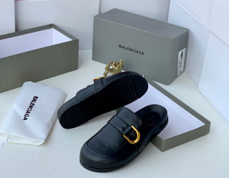 Bb High Quality Leather Half Shoe - Image 2