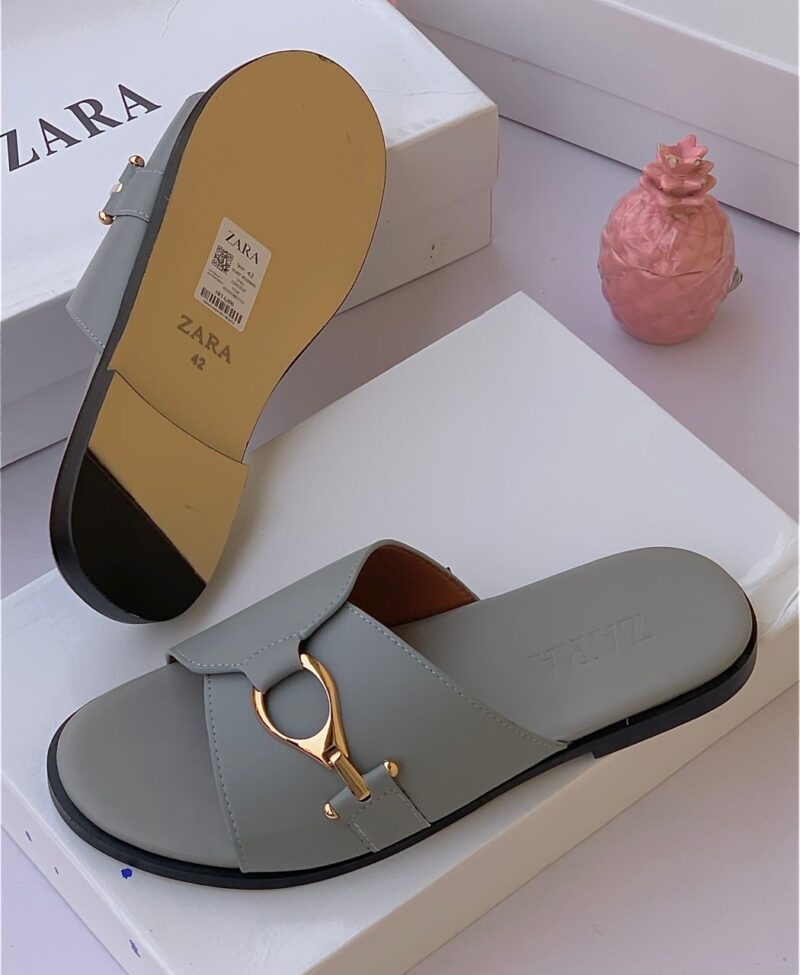 Za Top Quality Leather Slippers - Image 2