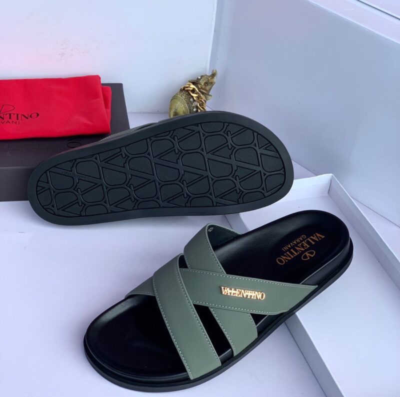 Valentino Quality Leather Slippers