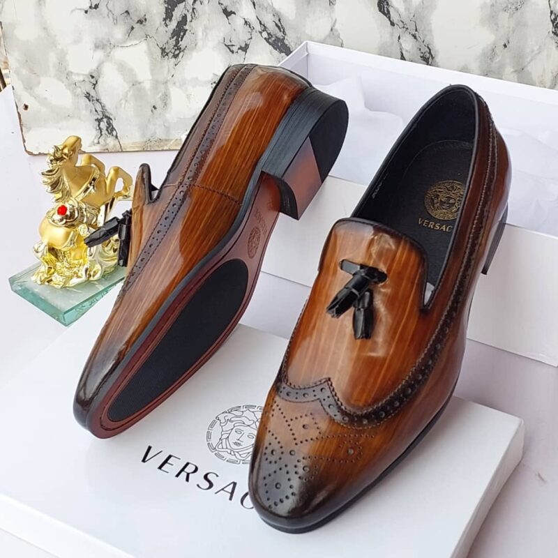 Versace High Quality Leather Shoe