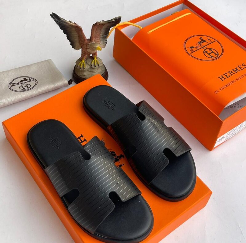 Hermes Top Quality Leather Slippers