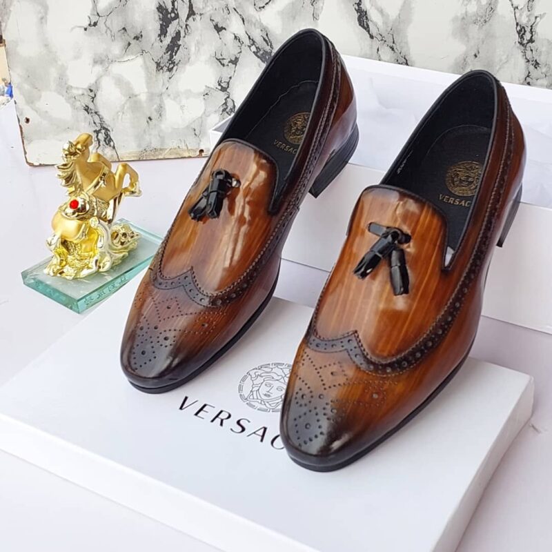 Versace High Quality Leather Shoe - Image 2