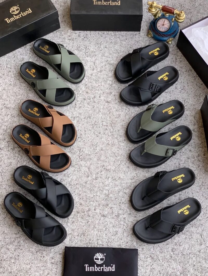 Timberland Men's Designer Leather Slippers