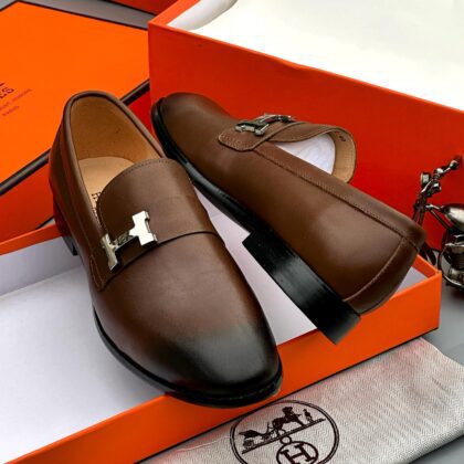 Hermes Men's Designer Leather Shoe 👞