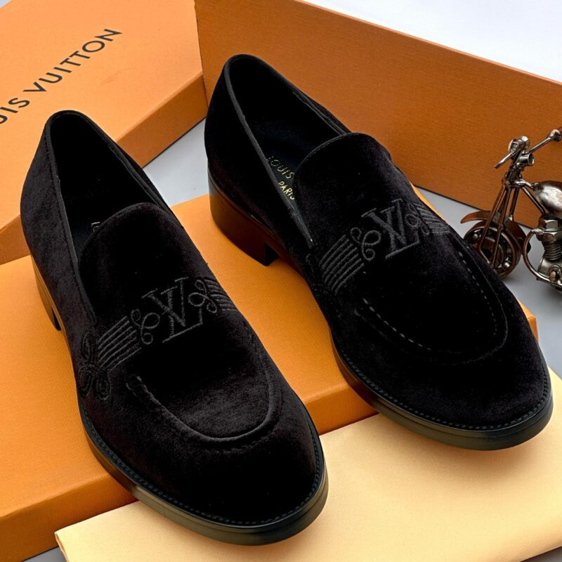 Lv-Men's Leather Suede Shoe - Image 2