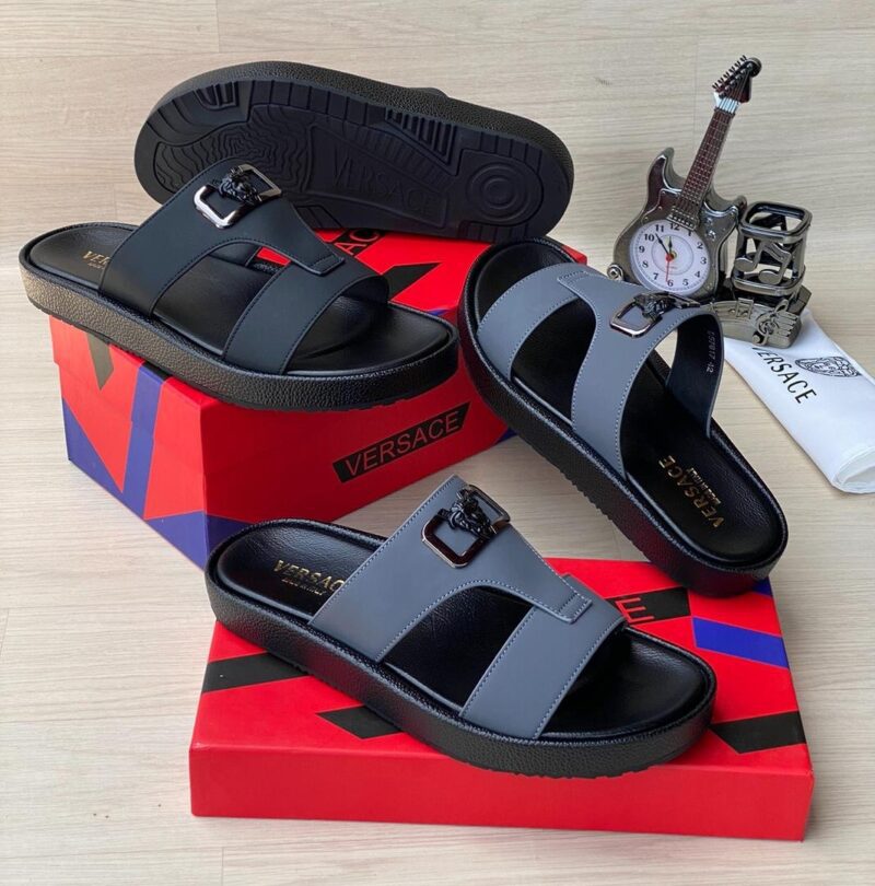 Vc-Luxury Leather Slippers 🌟 - Image 2
