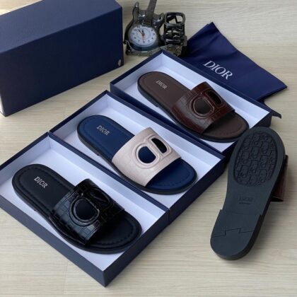 Dr-Men Designer Leather Slippers