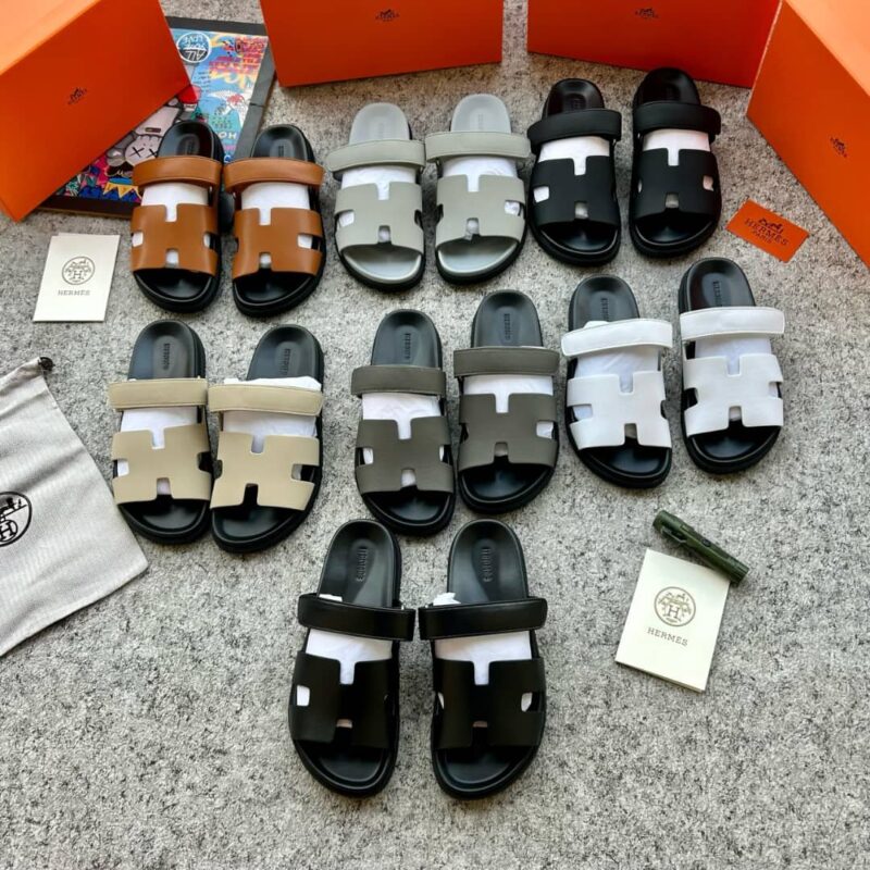 Hs Designer Leather Slippers