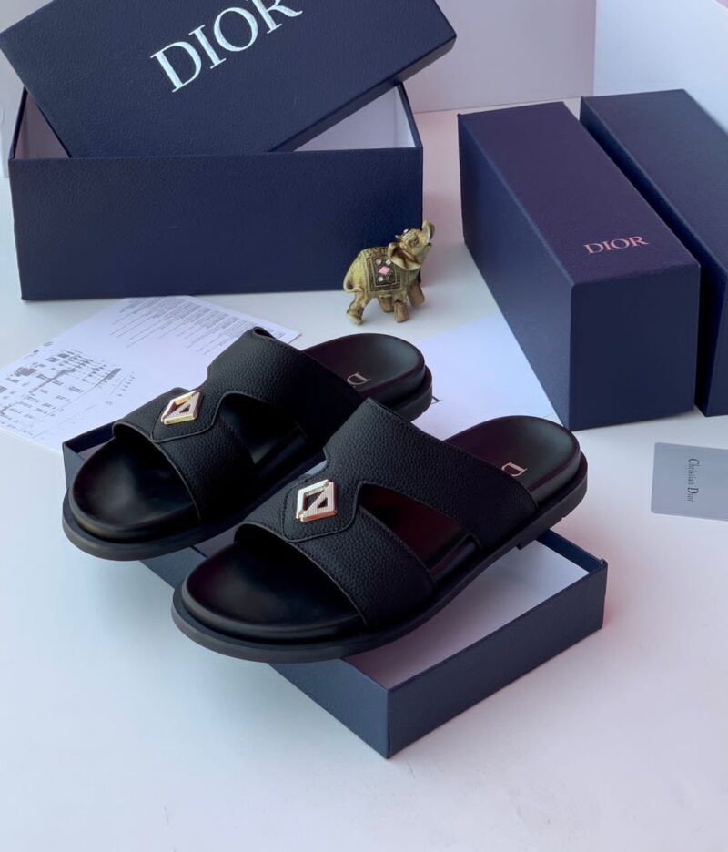 Dr Men's Leather Slippers