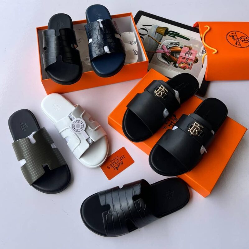 Hm's Luxury Leather Slippers ✨️