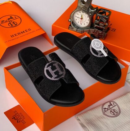 Hs Men's Leather Slippers ✨️