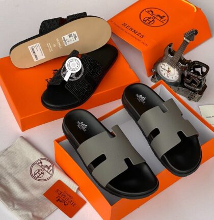 Hs Men's Leather Slippers ✨️