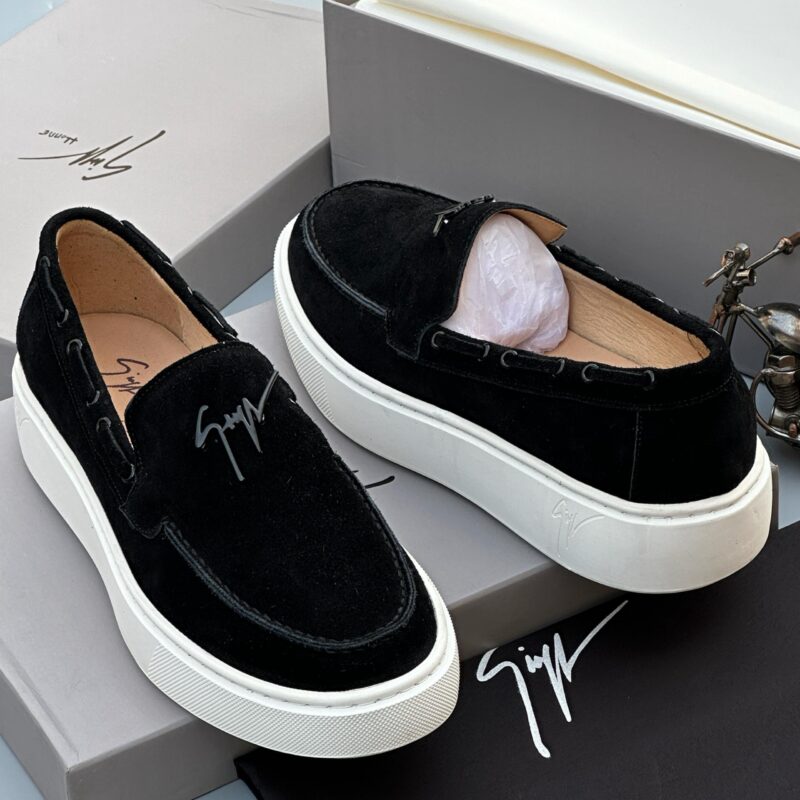 New Giuseppe Zanotti Leather Sneakers - Image 2