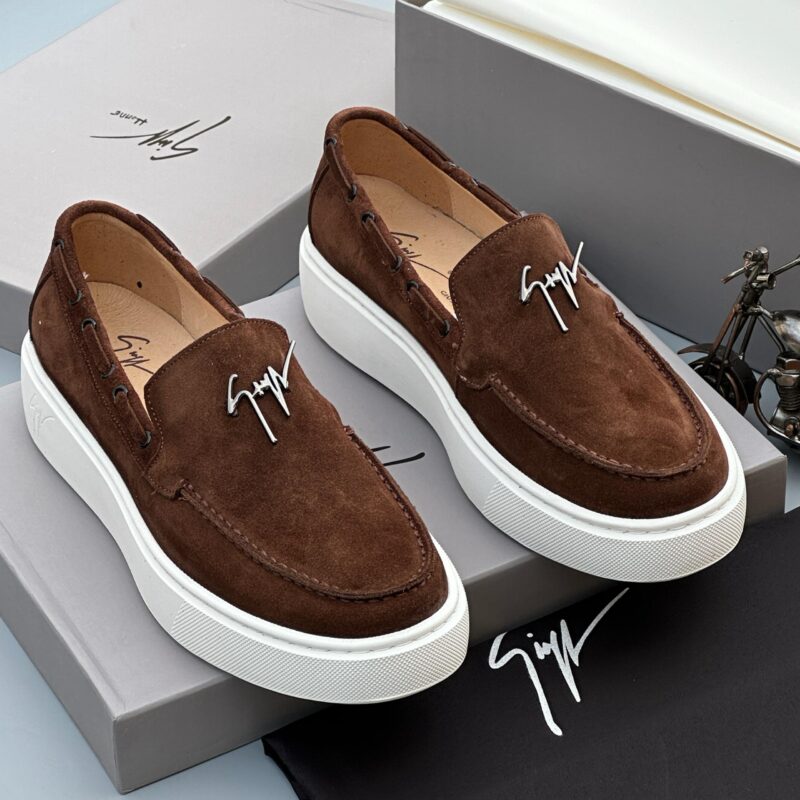 New Giuseppe Zanotti Leather Sneakers - Image 3