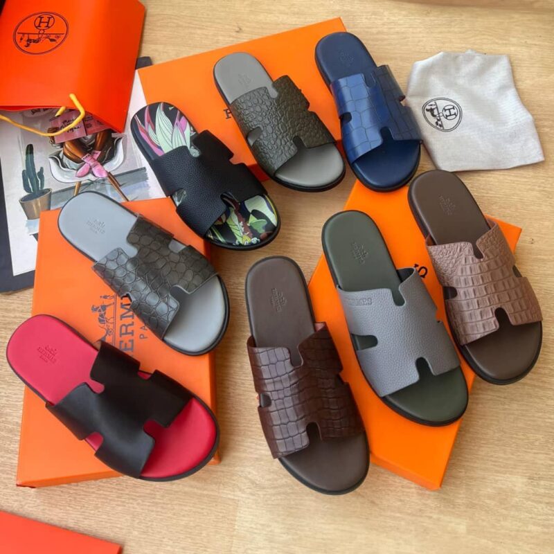 Hs Luxury Leather Slippers