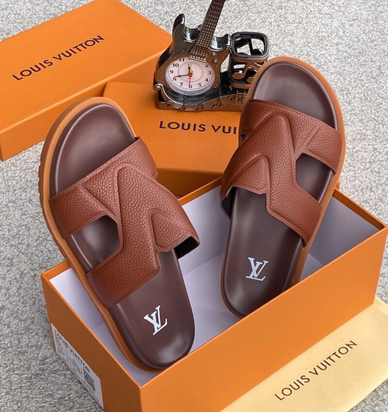 Lv Luxury Leather Slippers  ✨️ - Image 2