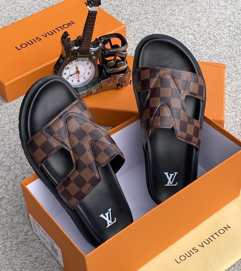 Lv Luxury Leather Slippers  ✨️ - Image 2