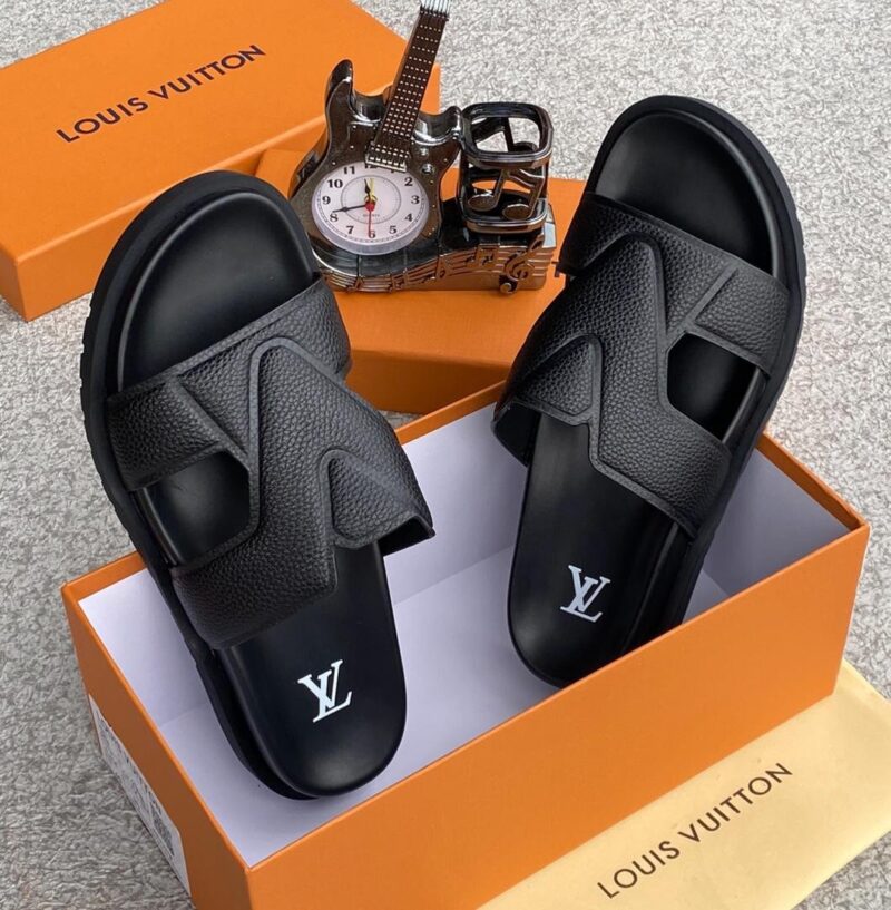 Lv Luxury Leather Slippers  ✨️ - Image 2