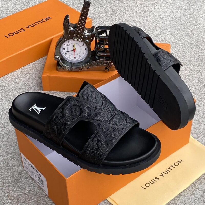 Lv Luxury Leather Slippers  ✨️ - Image 2