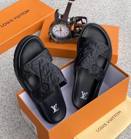 Lv Luxury Leather Slippers  ✨️