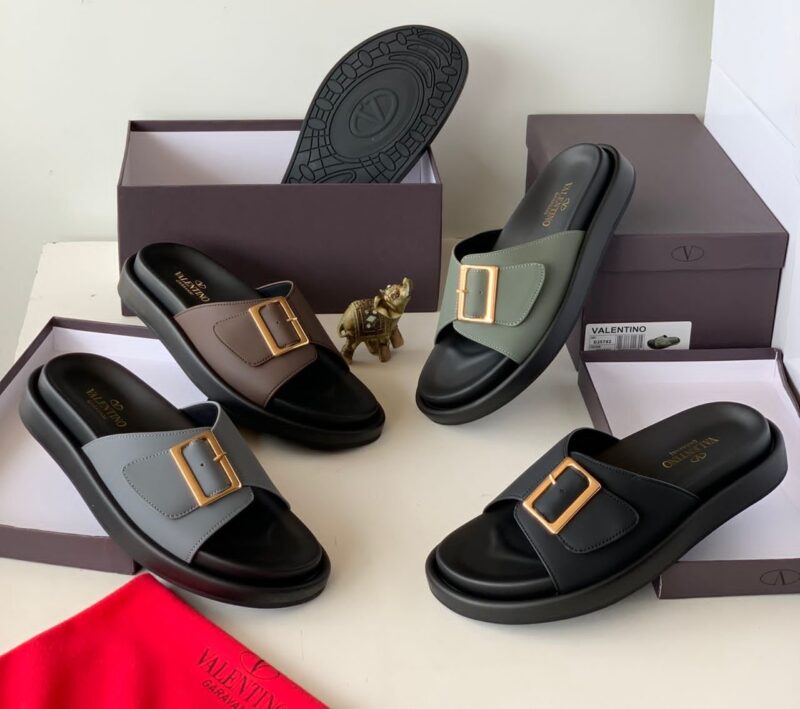Valentino Luxury Leather Slippers