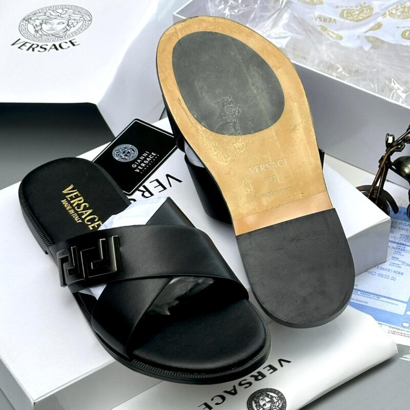 Vc-Luxury Leather Slippers - Image 2