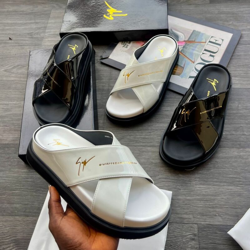 Zanotti Luxury Leather Slippers