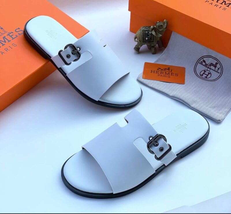 Hm's Top Quality Men's Leather Slippers 👌 - Image 2