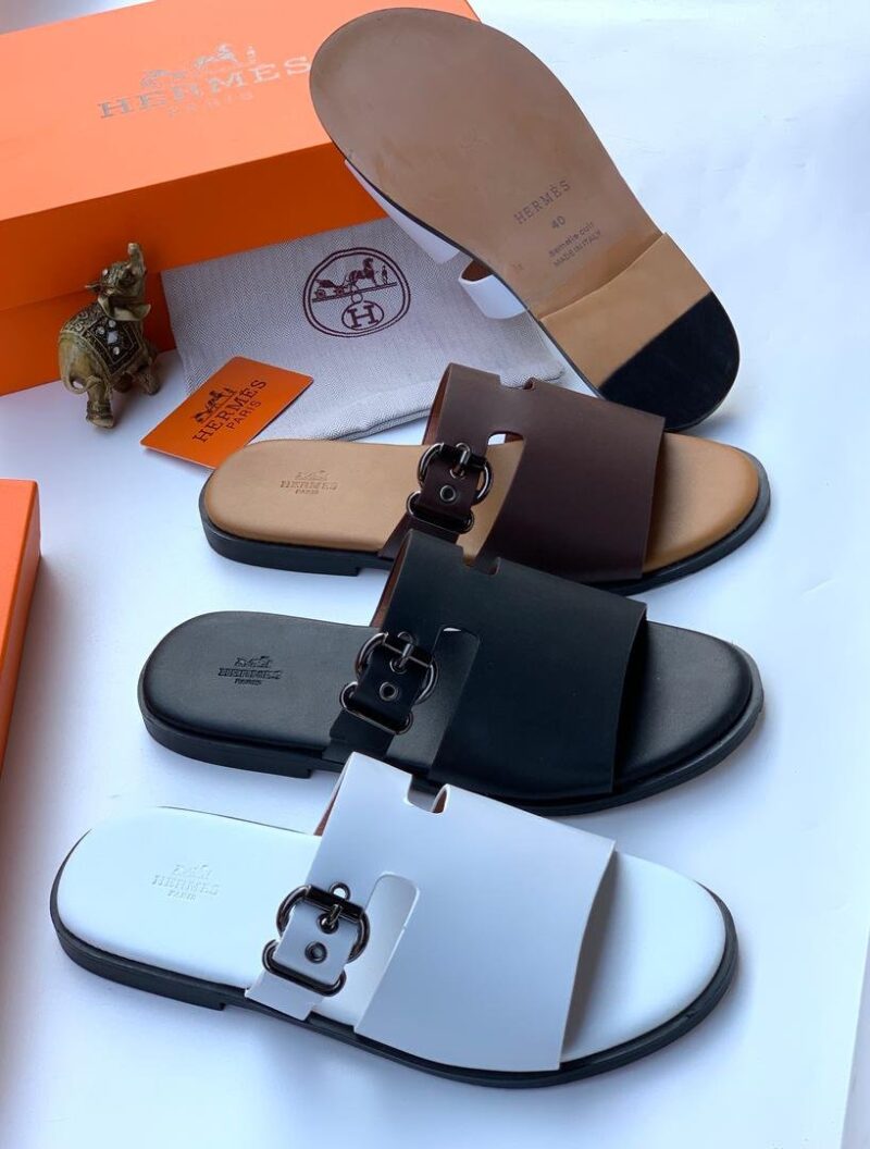 Hm's Top Quality Men's Leather Slippers 👌