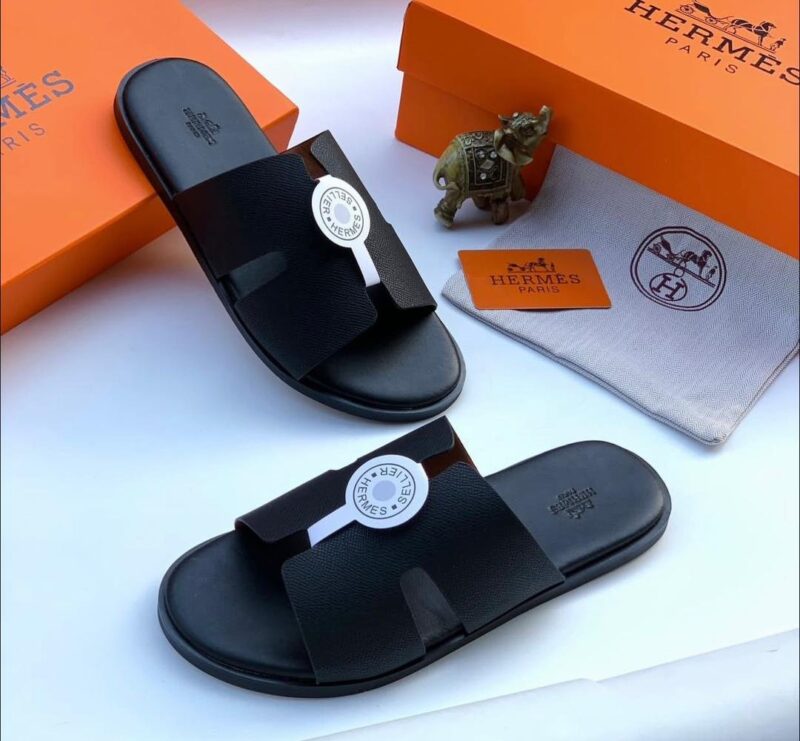 Hs Luxury Leather Slippers