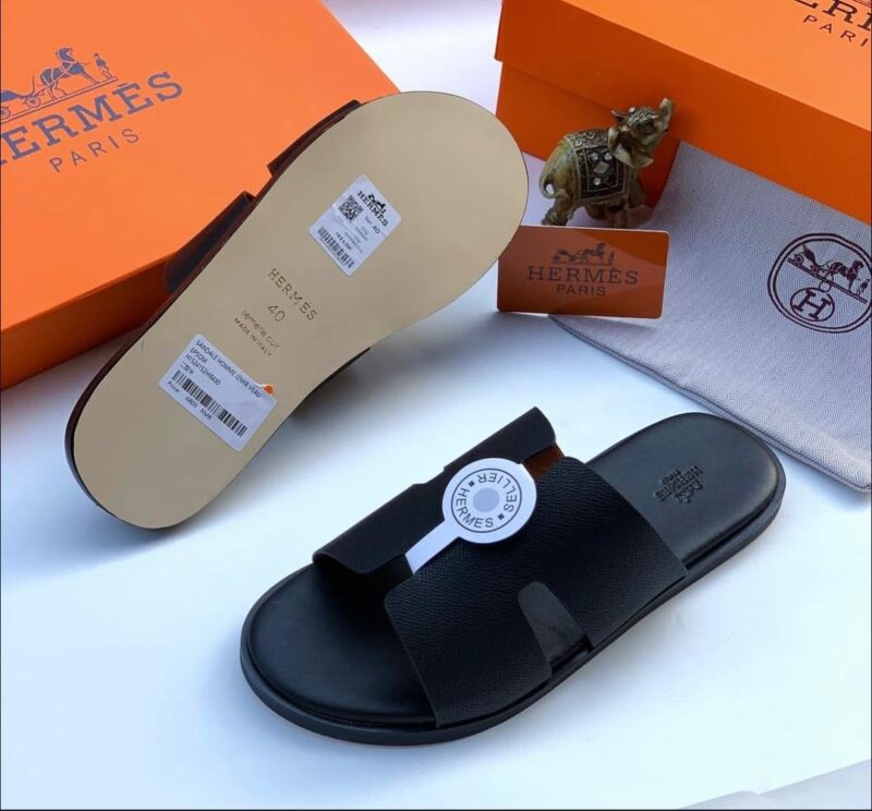Hs Luxury Leather Slippers - Image 2