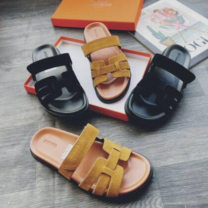 Hs Luxury Leather Slippers ✨️