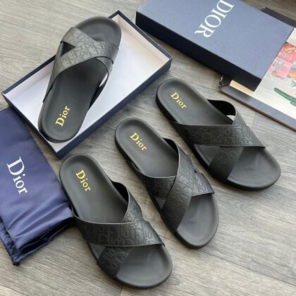 Dior Luxury Leather Slippers