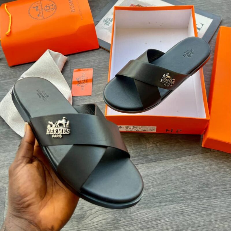 Hm's Luxury Leather Slippers ✨️
