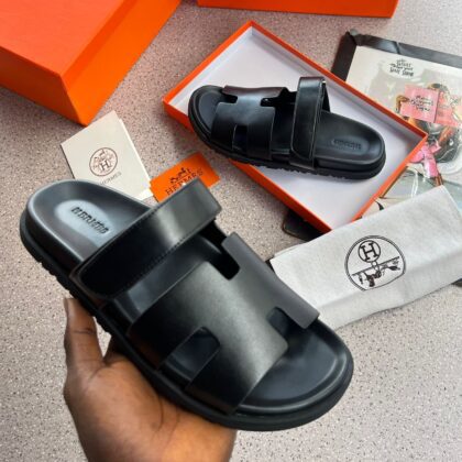 Hs Luxury Leather Slippers