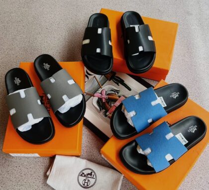 Hs premium Leather Slippers