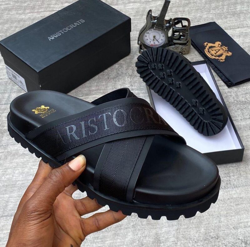Aristocrat Luxury Leather Slippers - Image 2