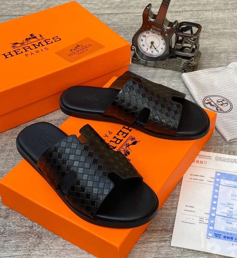 Hs Premium Leather Slippers - Image 2