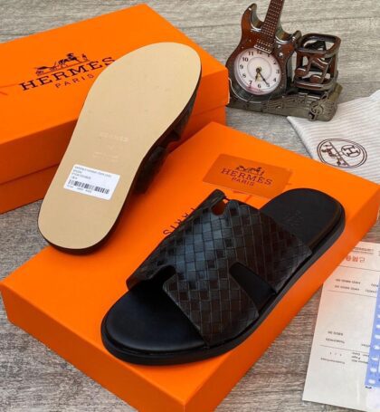 Hs Premium Leather Slippers